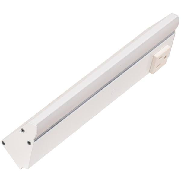 10.5" 3 watt 120 volt Natural White White Remote Power Series LED Lighted Power Strip